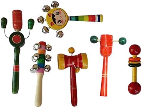 Channapatna Toys Wooden Baby Rattles Toys for 0 to 6 to 12 Months, New ...