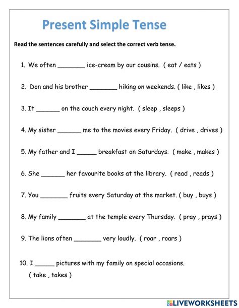 Image result for Present Simple Grammar Worksheets