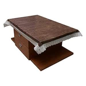 Buy CASA-NEST PVC Waterproof 2-4 Seater Rectangular Centre Table Cover ...