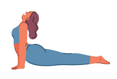 Bhujangasana or cobra pose, yoga asana fitness 22907984 Vector Art at ...