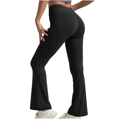 Amvlyk Flare Yoga Pants for Women Soft Lightweight Flare Leggings Butt ...