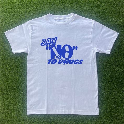 Custom × Streetwear × Vintage SAY NO TO DRUGS TSHIRT | Grailed