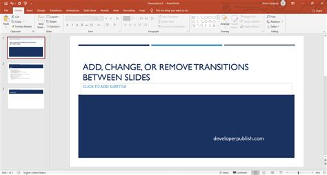 How to Program Transitions in PowerPoint 的图像结果