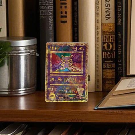 For Pokemon - Ancient Mew Promos Anime Trading Cards Metal Playing and ...