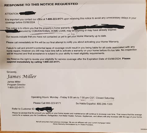 Home Warranty Division Scam Alert - Protect Yourself from Fraud