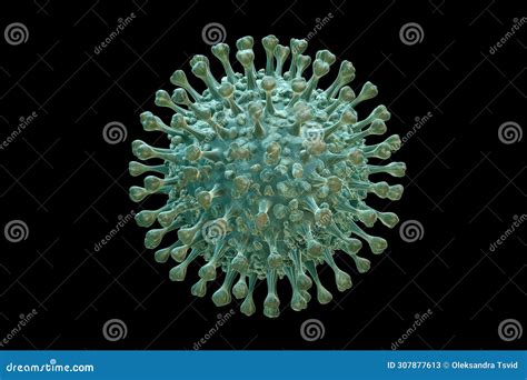 Structure of the Influenza Virus. Microscope Virus Stock Image - Image of pandemic, health ...