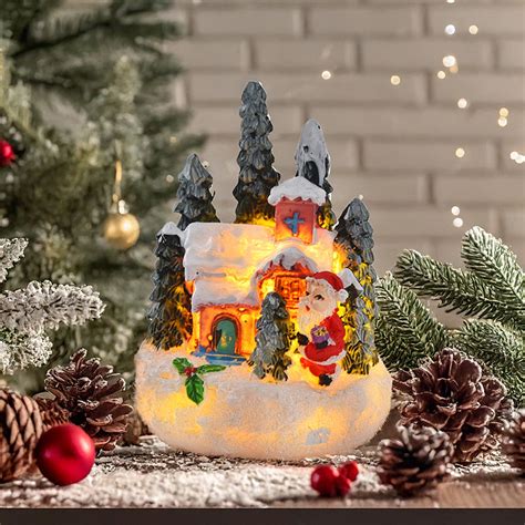 JilgTeok Christmas Village Hous, Light Up Christmas Village, Indoor ...