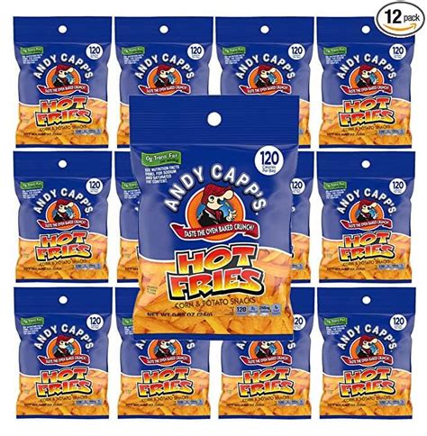 Andy Capp's Hot Fries DPF11 0.85oz Bags, Pack of 12 - Walmart.com