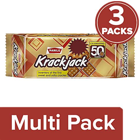 Buy Parle Krackjack Original- Sweet & Salty Cracker Biscuits Online at ...