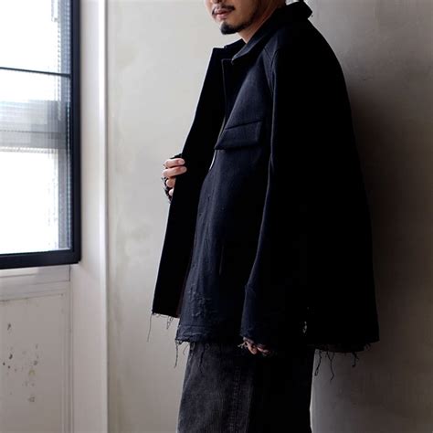 (anc-jk37) / ANCELLM (アンセルム) / TWEED CRASH JACKET（ツイードクラッシュジャケット）/ メール便 ...