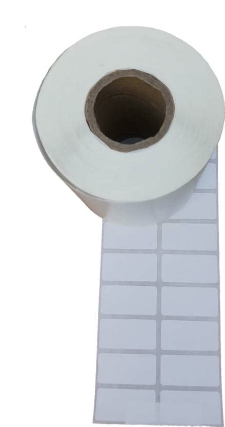 CHROMO 40mm x 20mm x 2UP BARCODE STICKER 5000 PCS PER ROLL SELF ...