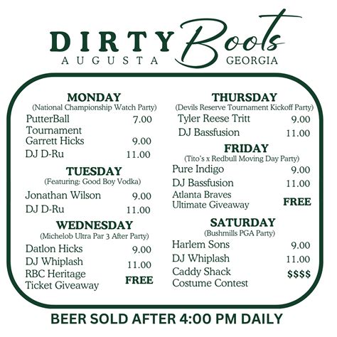 Dirty Boots Augusta (@dirtybootsaugusta) • Instagram photos and videos