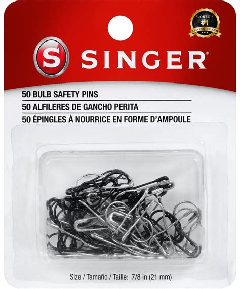 SINGER Bulb Safety Pins-Size 7/8 50/Pkg, Count: 1 | Michaels