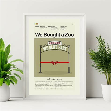 We Bought a Zoo - Rosemoor Wildlife Park | 12"x18" or 18"x24" Print ...