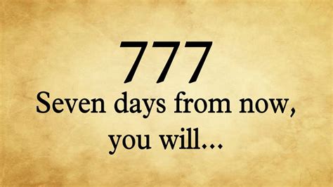 777🌈Seven Days From Now You Will…😍 - YouTube