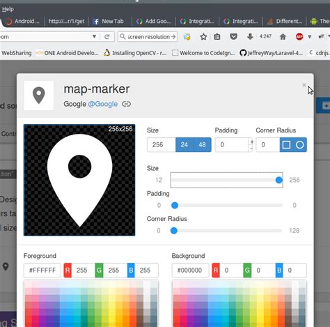 Android Icon Size 的图像结果