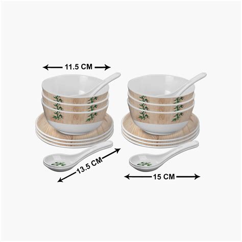 Buy SERVEWELL 18-Pc. Printed Round Soup Set from Servewell at just INR ...