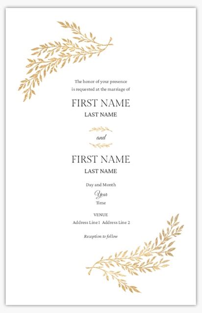 Wedding Card Designs | Wedding Invitation Templates | VistaPrint