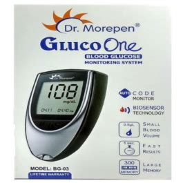 Dr. Morepen GlucoOne Blood Glucose Monitor (BG03) (Meter Only ...