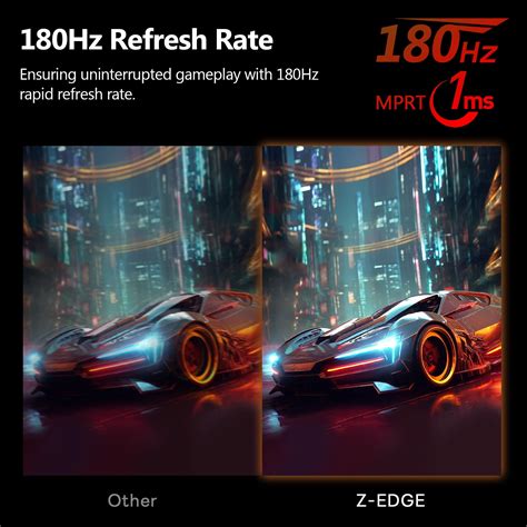 Z-EDGE UG24 24-Inch Curved Gaming Monitor 180Hz(DP) India | Ubuy