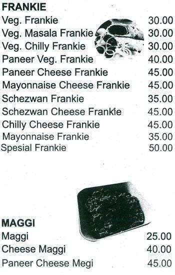 Menu at LMS Sandwich Corner, Mumbai, Mkwana Lane