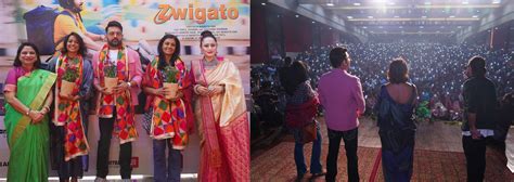 King of Comedy Kapil Sharma welcomed on campus with Zwigato co-stars ...