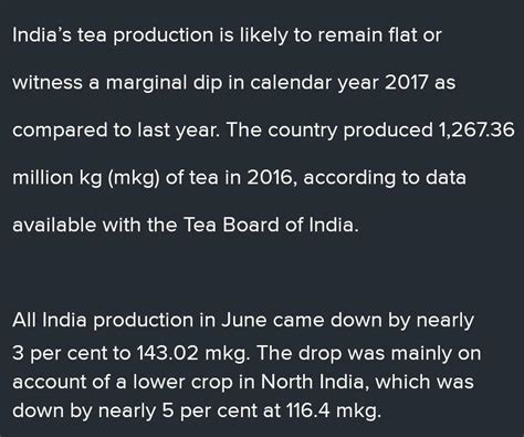 Demand and supply situation of the assam tea during harvesting season ...