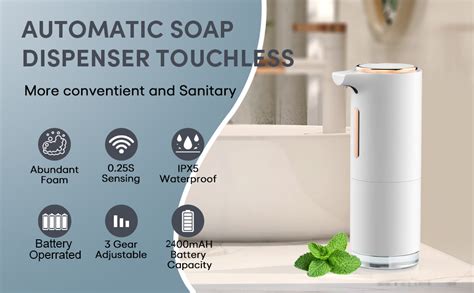 interhasa! Automatic Foam Soap Dispenser Handwash for Bathroom Kitchen ...