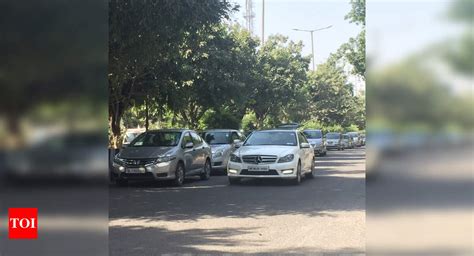 Illegal parking - Times of India