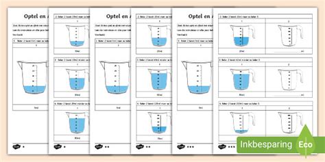Optel en Aftrek van Volume Gedifferensieerde Aktiwiteit