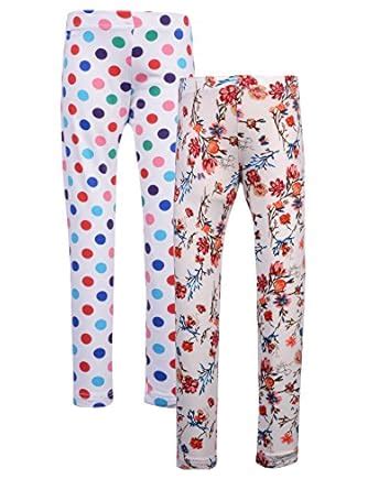 Buy Lil Orchids Girls Printed Leggings(Pack of 2) at Amazon.in
