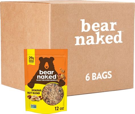 Amazon.com: Bear Naked Granola Cereal, Whole Grain Granola, Breakfast ...