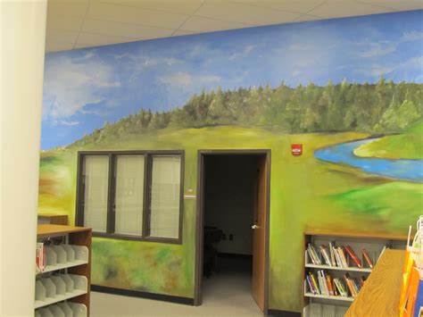 Kristie Chamlee: Woodward Mill Elementary Media Center Mural