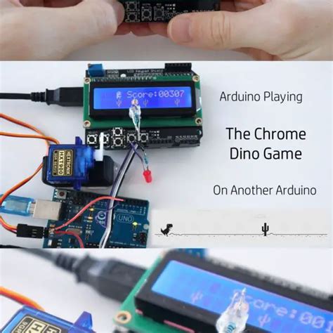 Image result for Dino Game Using Arduino Nano