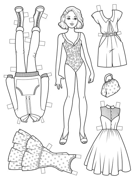 Free printable paper dolls – Artofit