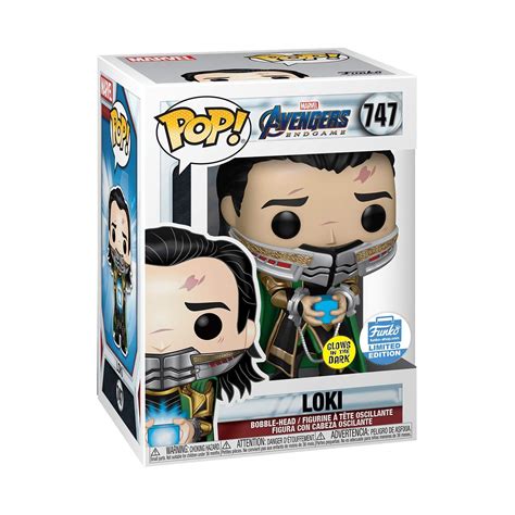 Buy POP! Avengers Endgame: Loki With Tesseract Glow in the Dark - Shop ...