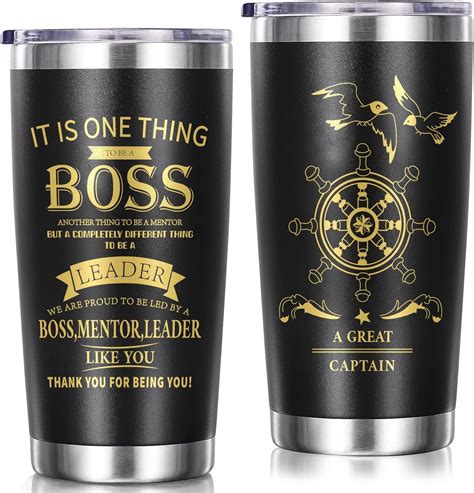 Boss Day Gifts for Men Him, Farewell Gifts for Boss Tumbler for Men ...