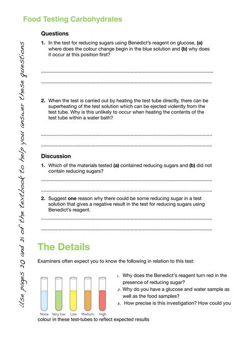 Food Testing Carbohydrates | PDF