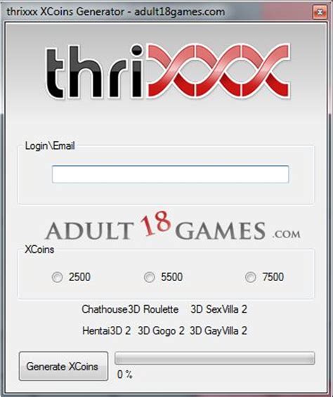 thrixxx Xcoins Generator | Adult Games Hack | Pinterest | Generators