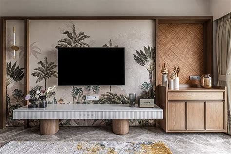 Main Hall Modern TV Unit Design for a Stylish Living Space | Goodhomes ...