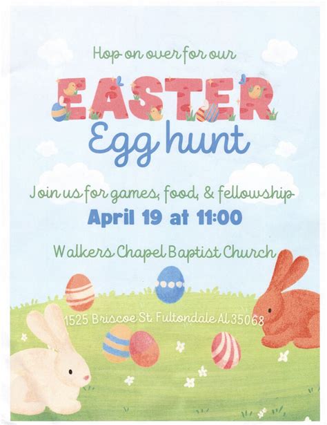 Easter Egg Hunt, 1525 Briscoe Street, Fultondale, AL, United States ...