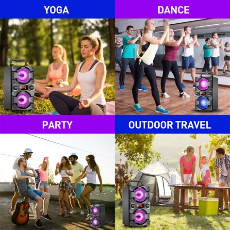 TENMIYA Portable 60W Bluetooth USB Speaker with Double India | Ubuy