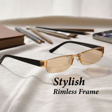 Rimless Coloured Adaptive Power Reading Glasses Buy 1 Get 2 Free (3COR ...