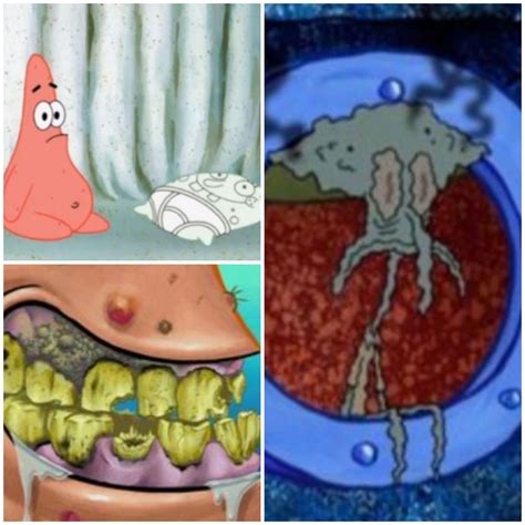 Just some cursed Spongebob images that I found. And yes. These are ...