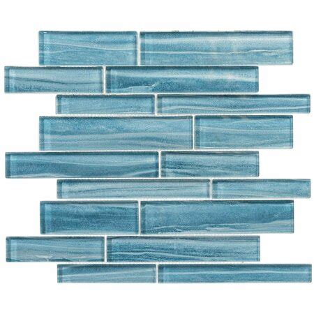 Andova Tiles SAMPLE Hoem Glass Mosaic Pattern Wall Tile SAM-ANDHOE154 ...