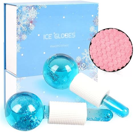 wishstream Beauty Ice Roller Globes Facial Roller Cold Skin Massagers ...