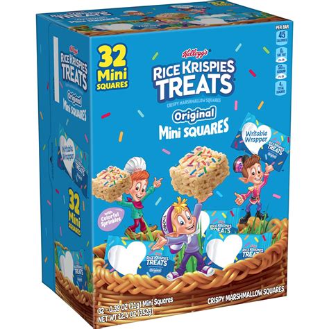 Amazon.com: Rice Krispies Treats Crispy Mini Marshmallow Squares ...