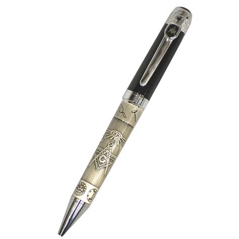Buy Blue Lodge Masonic Quality Ballpoint Pen Heavy Weight Mason Officer ...