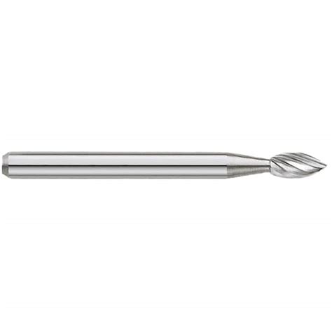 Garr Tool Rotary File/Burr, Series: Modle SH Series, 1/8 in Head Dia, 1 ...