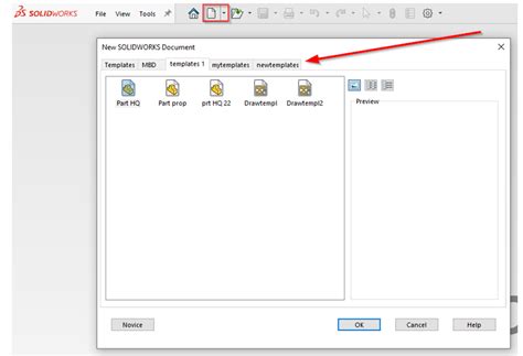 Creating Templates in SolidWorks 的图像结果